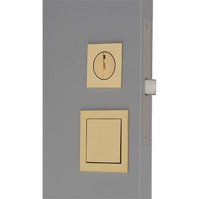 Flush Pull Mortise Lock with Thumbturn